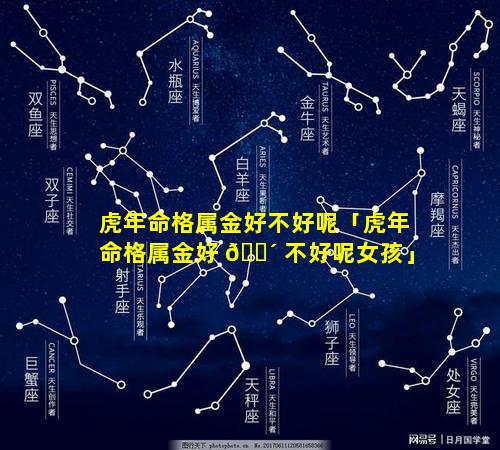 虎年命格属金好不好呢「虎年命格属金好 🐴 不好呢女孩」